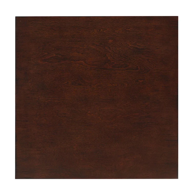 Mesa de Noche/Auxiliar Compacta de Madera de Estilo Moderno de Mediados de Siglo con 2 Cajones
