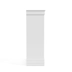 Cómoda tradicional de madera maciza con 5 cajones – Almacenamiento clásico para dormitorio, 4 colores