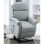 Sillón Reclinable Tradicional con Elevación Asistida – Piel Sintética, 3 Posiciones, 5 Colores