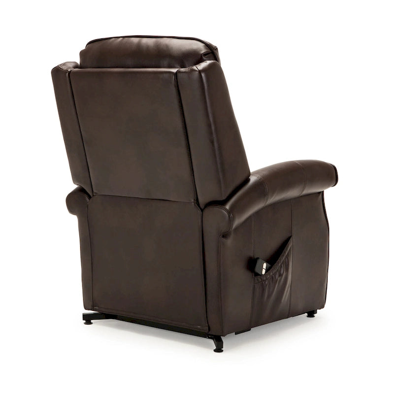 Sillón Reclinable Tradicional con Elevación Asistida – Piel Sintética, 3 Posiciones, 5 Colores
