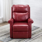Sillón Reclinable Tradicional con Elevación Asistida – Piel Sintética, 3 Posiciones, 5 Colores
