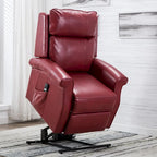 Sillón Reclinable Tradicional con Elevación Asistida – Piel Sintética, 3 Posiciones, 5 Colores