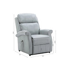Sillón Reclinable Tradicional con Elevación Asistida – Piel Sintética, 3 Posiciones, 5 Colores