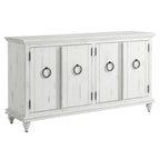 Mueble de TV de madera maciza de 65" – Centro multimedia rústico estilo granja, 5 colores