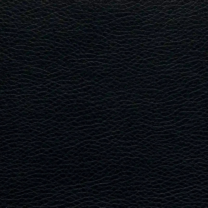 Sillón para invitados de piel sintética y estructura con acabado negro