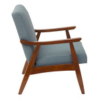 Sillón Mid-Century con Estructura de Madera Maciza – Varios Colores
