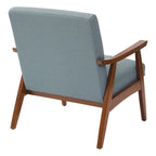 Sillón Mid-Century con Estructura de Madera Maciza – Varios Colores