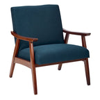 Sillón Mid-Century con Estructura de Madera Maciza – Varios Colores