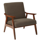 Sillón Mid-Century con Estructura de Madera Maciza – Varios Colores