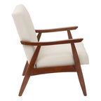 Sillón Mid-Century con Estructura de Madera Maciza – Varios Colores
