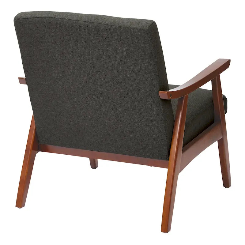 Sillón Mid-Century con Estructura de Madera Maciza – Varios Colores