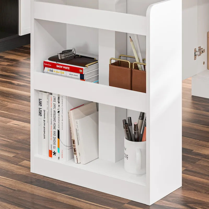 Escritorio de oficina de altura ajustable de 63" – Ergonómico para sentarse y levantarse con almacenamiento