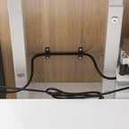 Escritorio de oficina de altura ajustable de 63" – Ergonómico para sentarse y levantarse con almacenamiento