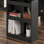 Escritorio de oficina de altura ajustable de 63" – Ergonómico para sentarse y levantarse con almacenamiento