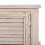 Mesa consola rústica con 2 cajones y 2 puertas – 119 cm de ancho, 4 acabados