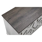 Mueble de TV de madera rústica natural de 48 pulg. - Para televisores de hasta 55 pulg.