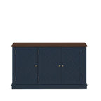 Mueble de TV de madera rústica natural de 48 pulg. - Para televisores de hasta 55 pulg.