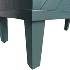 Aparador bufé de 4 puertas con patas de pino – Estante ajustable, superficie de 150 kg